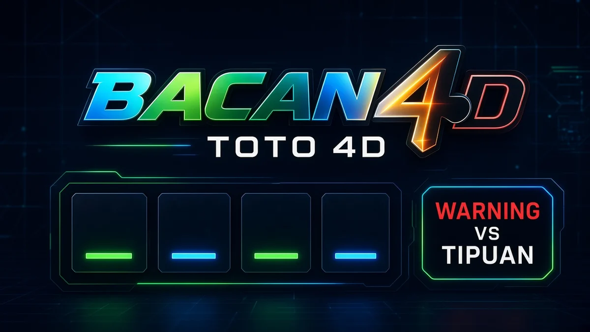 BACAN4D Toto 4D: Odds Iklan vs Transfer ke Rekening Orang