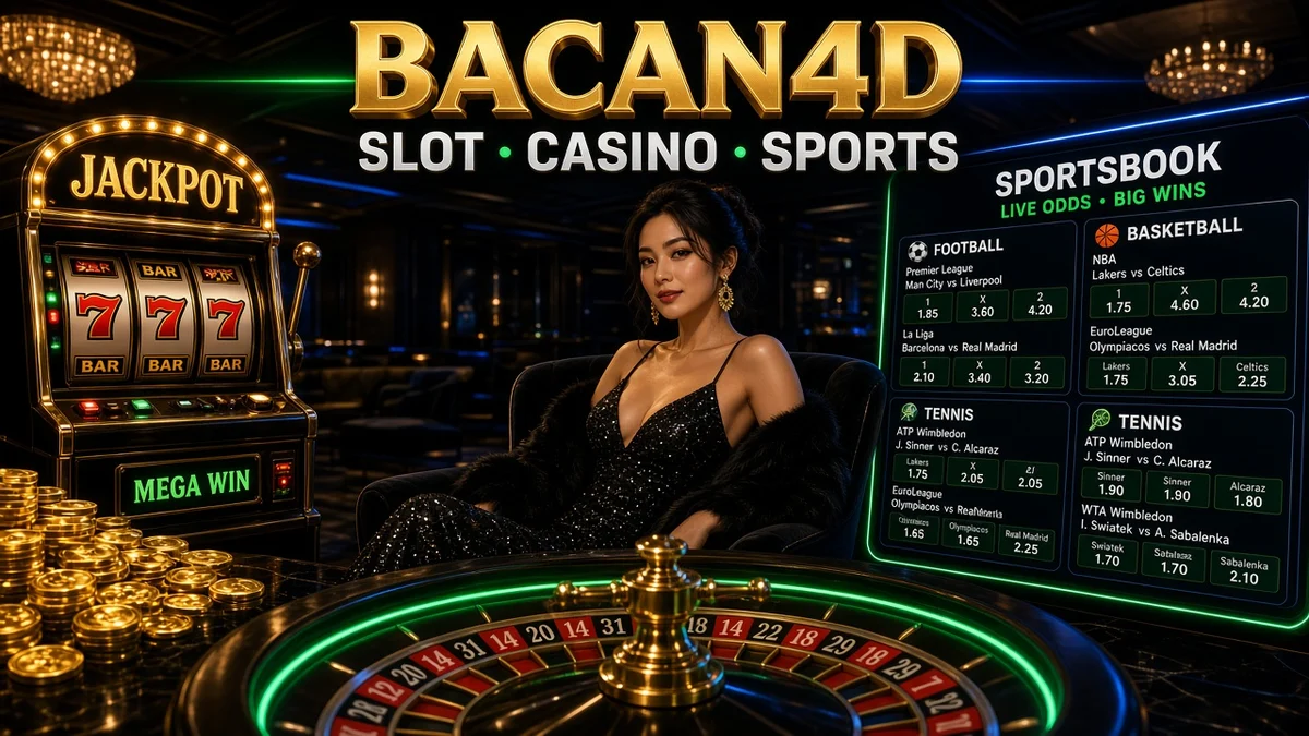 BACAN4D: slot casino dan sportsbook